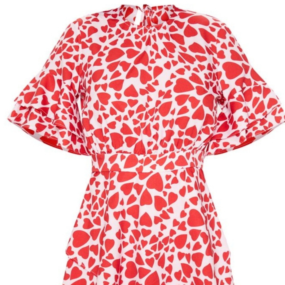 Pretty Heart Ruffle Romper - Picture 3 of 3
